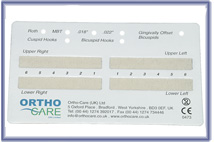 Ortho-Care Bracket Orientation Cards Small