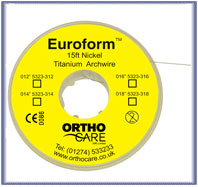 Euroform Super Elastic Nickel Titanium Round .012