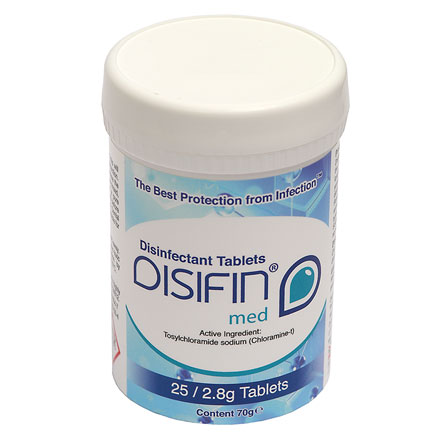Disifin Med Disinfectant Tablets Pack 25