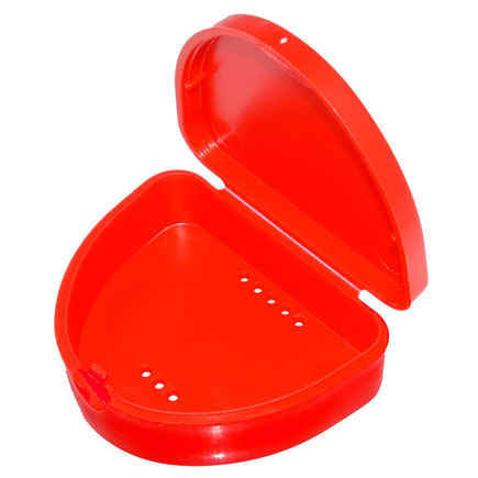 Retainer/Mouthguard Box Red 1