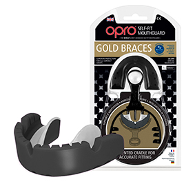 Opro Self-fit Orthodontic Mouthguard Black