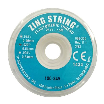 TP ZING STRING MEDIUM .020'' CLEAR