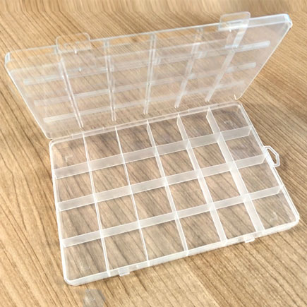 Plastic Box with 24 Compartments (not printed)